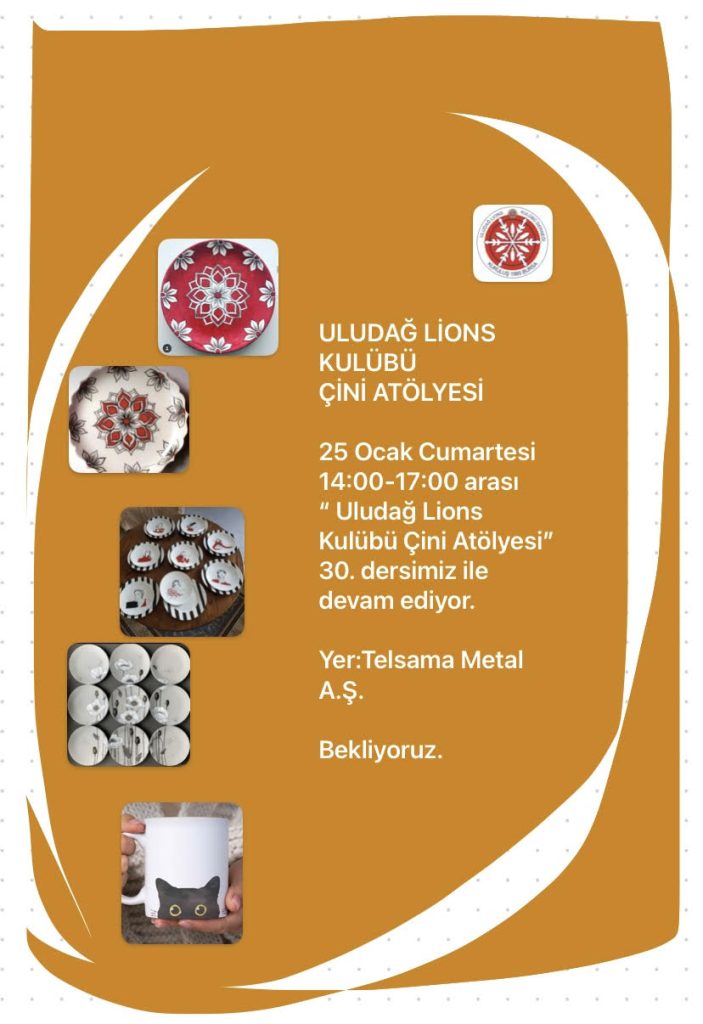 Uludağ Lions Kulübü 30.Çini Atölyesi