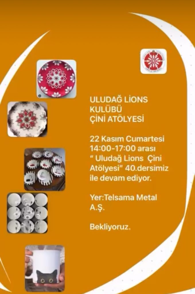 40.Uludağ Lions Kulübü Çini Atölyesi