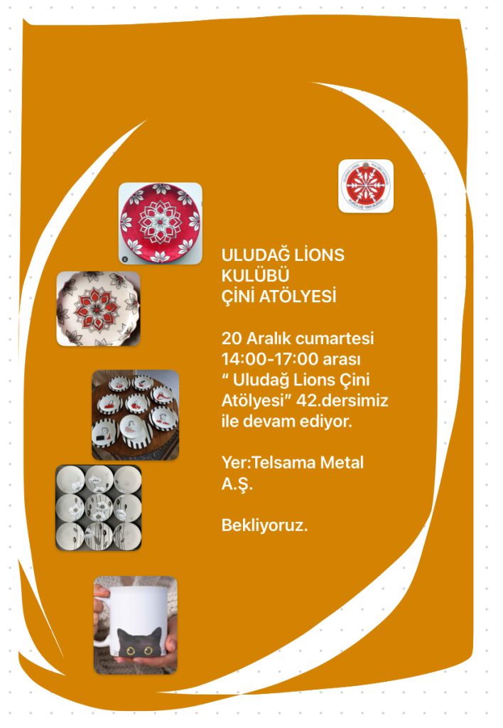 42.Uludağ Lions Kulübü Çini Atölyesi