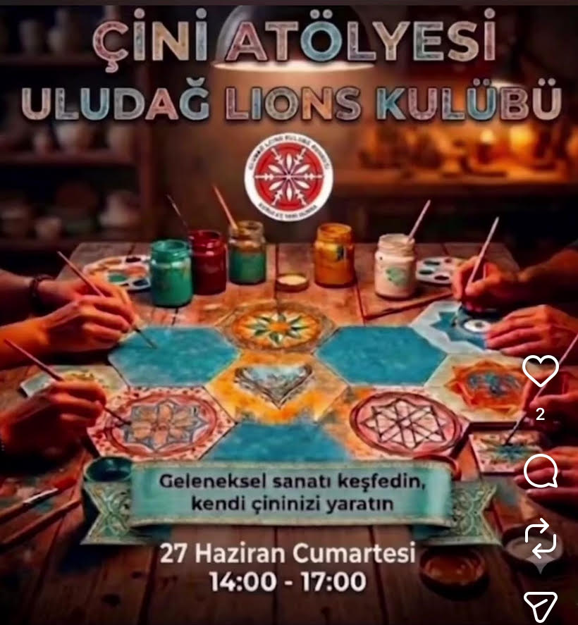 50.Uludağ Lions Kulübü Çini Atölyesi
